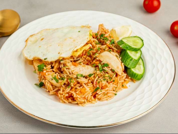 Asian Rice With Chicken Meal