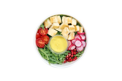 Rocca Salad With Halloumi